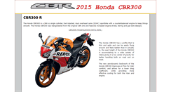 Desktop Screenshot of cbr300.com